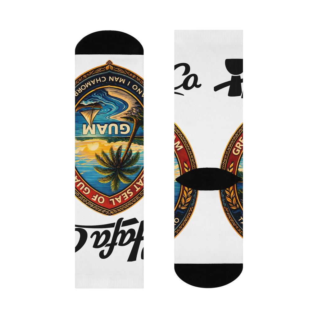Guam Seal Cushioned Crew Socks