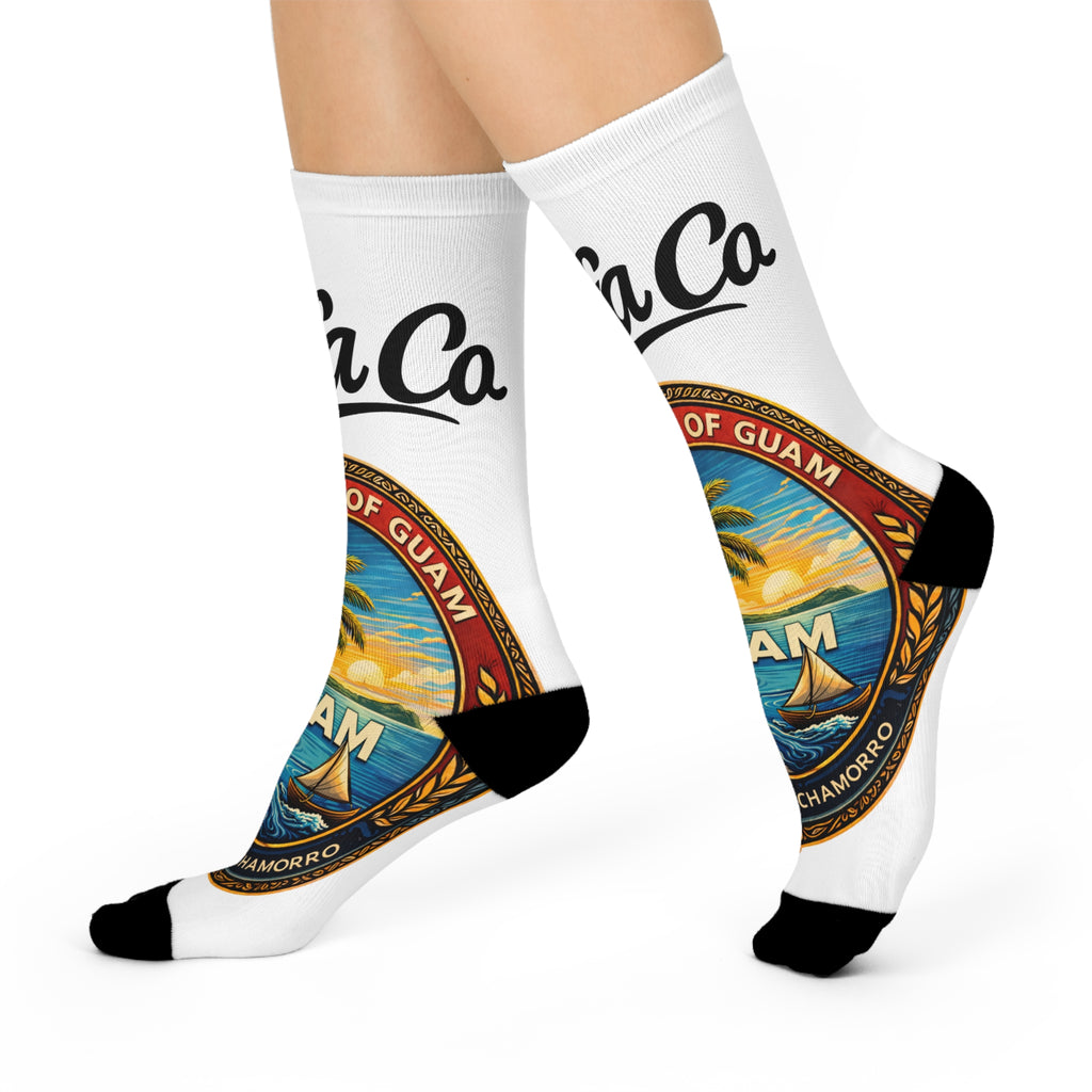 Guam Seal Cushioned Crew Socks